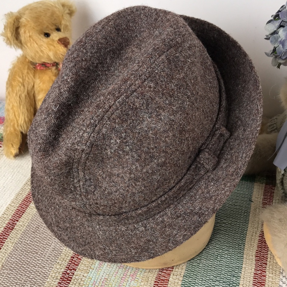 Biltmore Harris Tweed Men's Brown Wool Felt Casual Hat
